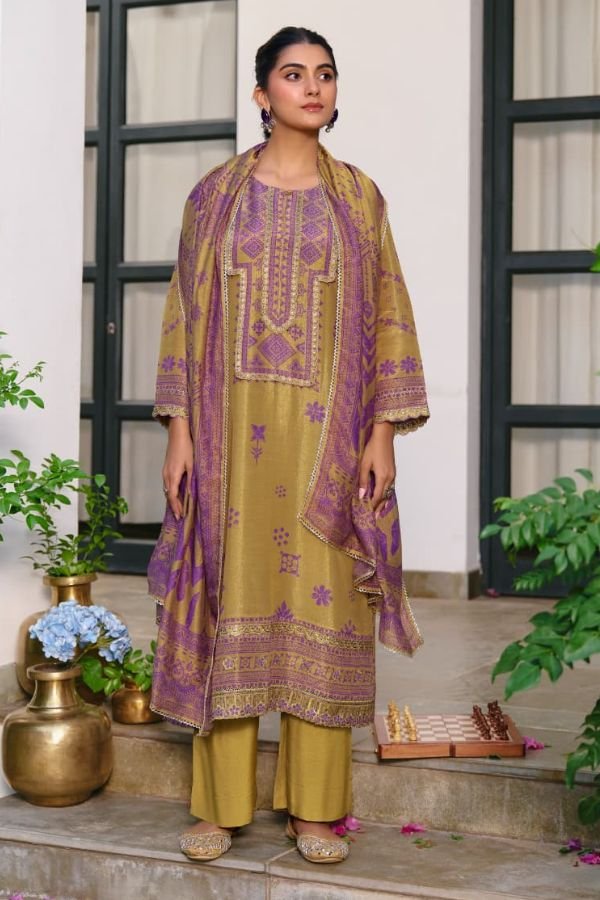 Kimora Fashion Verandah Pure Muslin Ladies Suit 2463