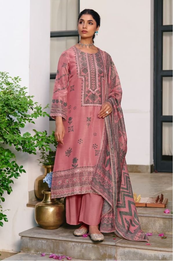 Kimora Fashion Verandah Pure Muslin Ladies Suit 2465