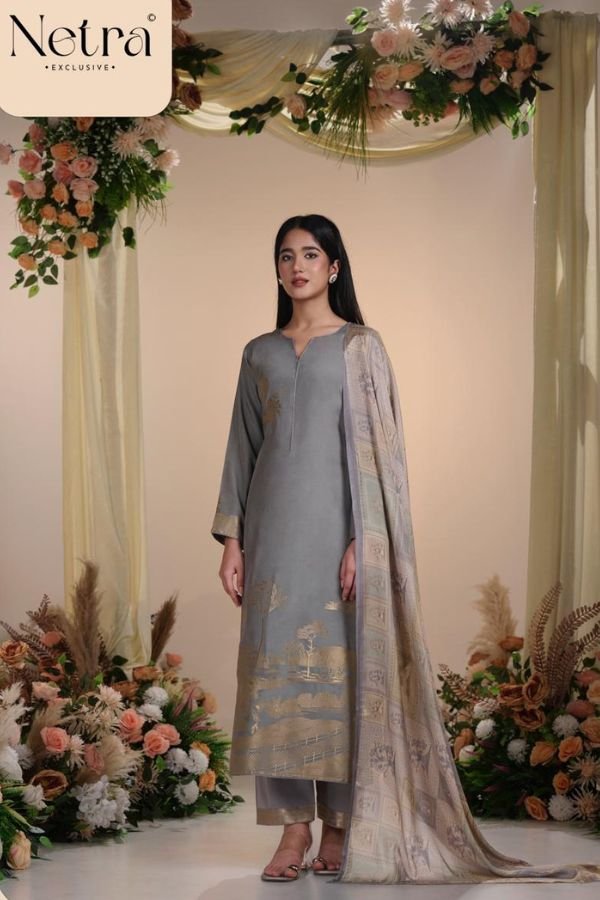 Netra Exclusive Aarna 11 Muslin Ladies Suit NE-C 2201 A