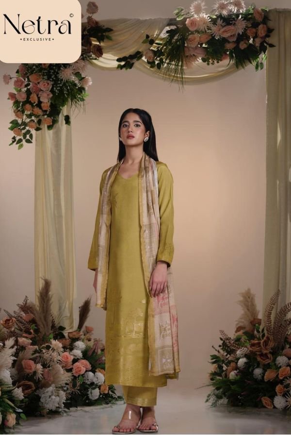 Netra Exclusive Aarna 11 Muslin Ladies Suit NE-C 2201 C