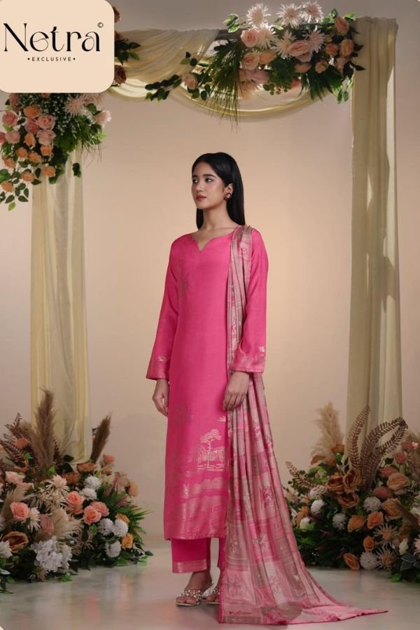 Netra Exclusive Aarna 11 Muslin Ladies Suit NE-C 2201 D