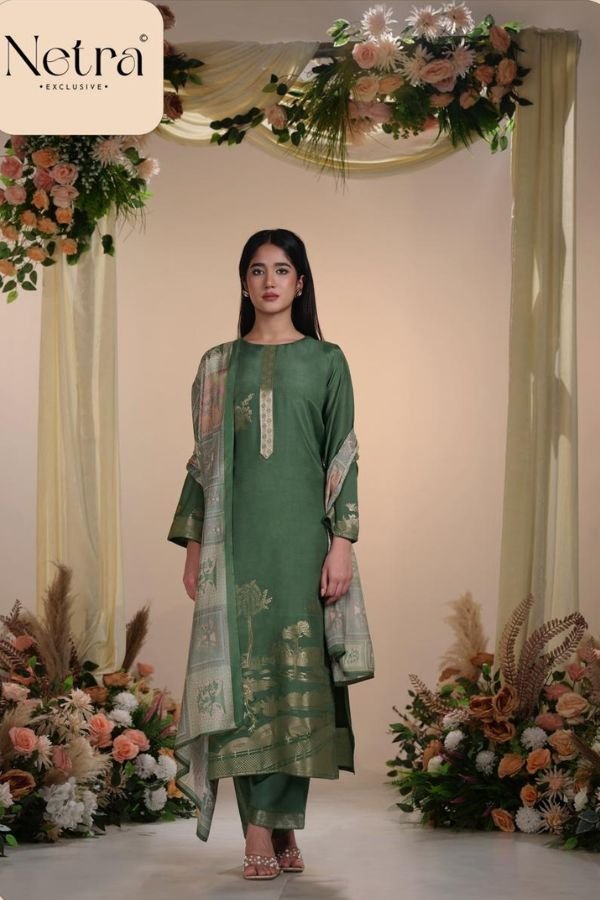 Netra Exclusive Aarna 11 Muslin Ladies Suit NE-C 2201 E