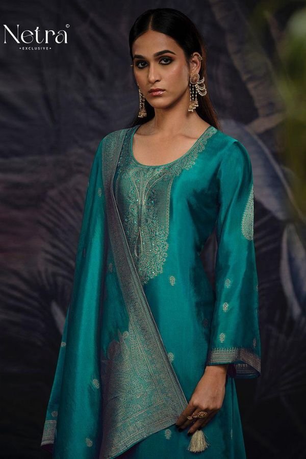 Netra Exclusive Vrisa Rama Edition Silk Ladies Suit