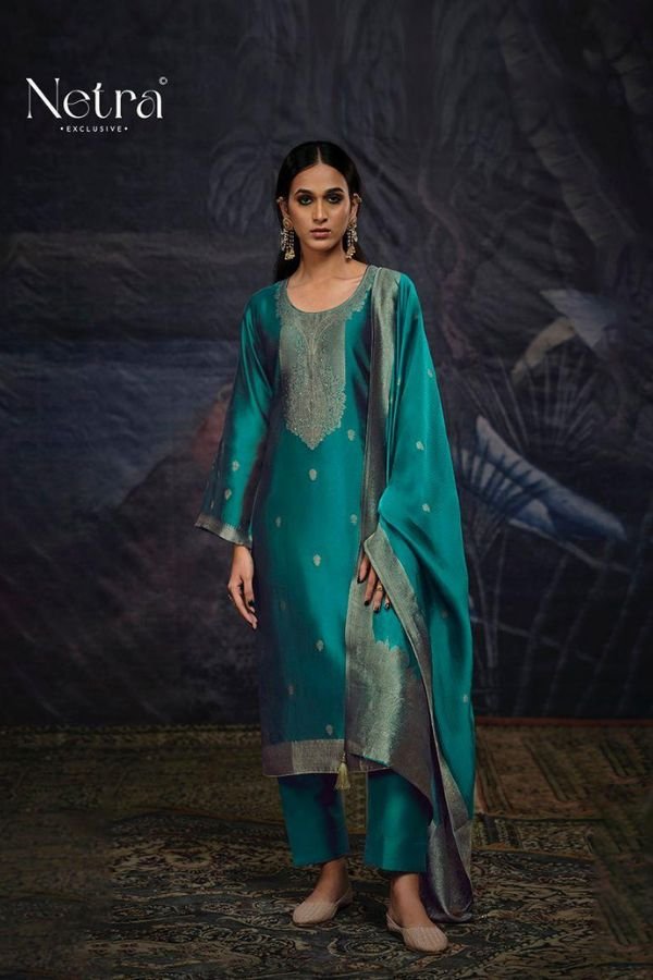 Netra Exclusive Vrisa Rama Edition Silk Ladies Suit