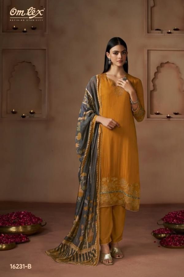 Omtex Aavya Organza Ladies Suit 16231-B