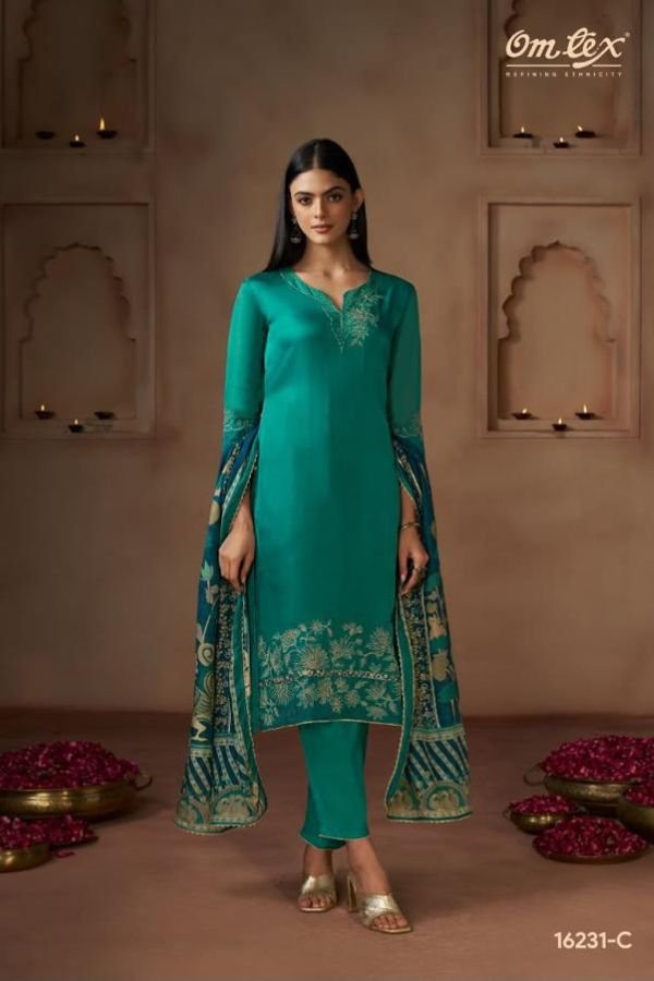 Omtex Aavya Organza Ladies Suit 16231-C