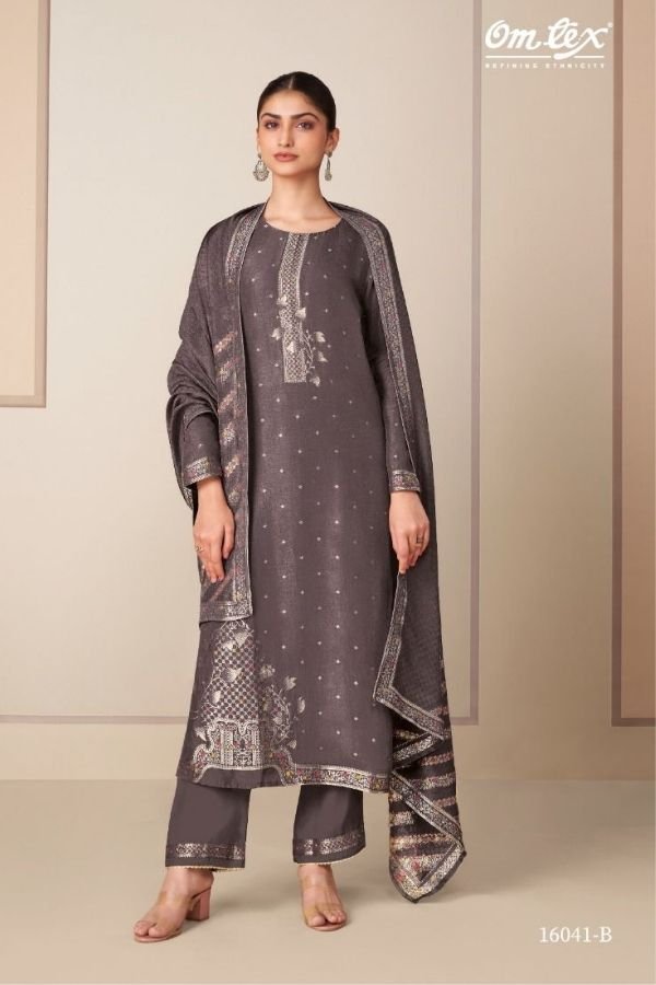 Omtex Gandhalika Silk Ladies Suit 16041-B