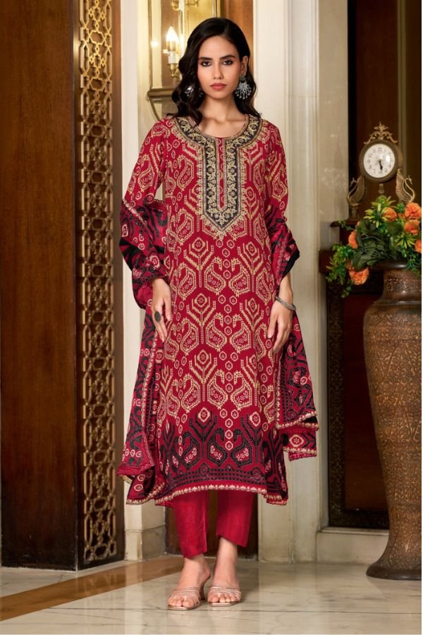 Relssa Fabrics Jashan Embroidery Ladies Suits 104