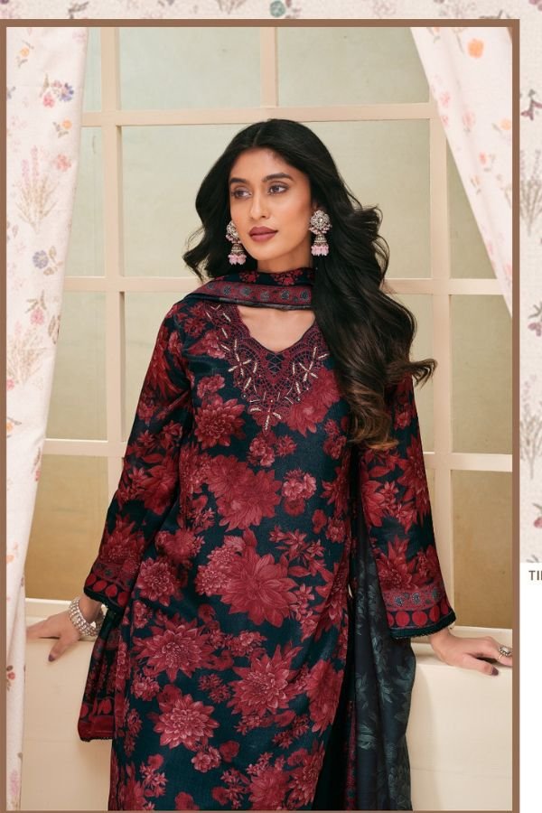 Reyna Fabrics Aurika Premium Chinon Suit 10596
