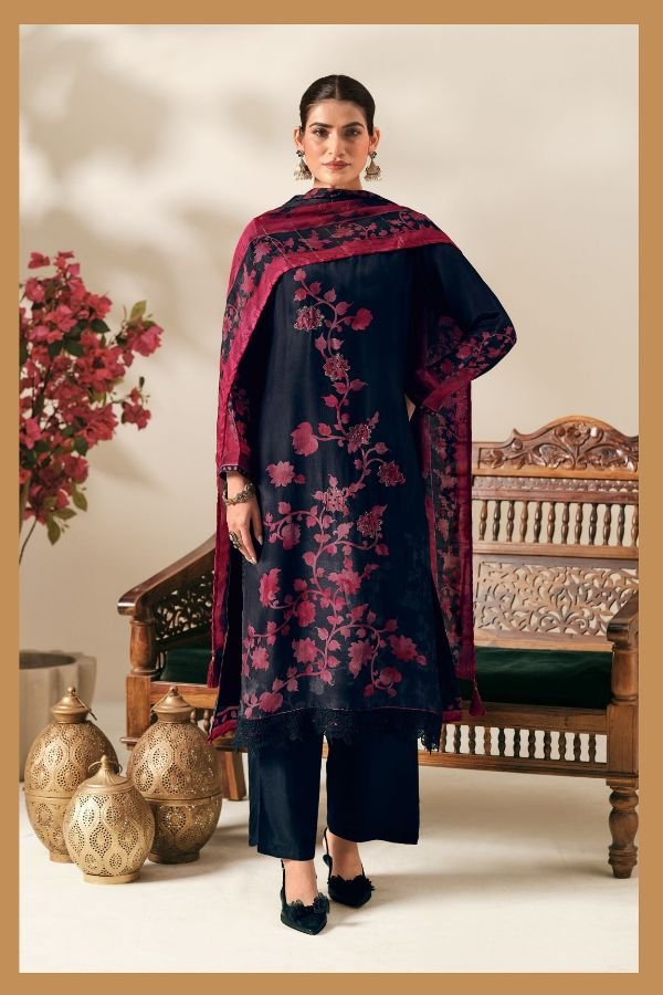 Reyna Fabrics Floral Craft Bemberg Supersilk Suit 10607