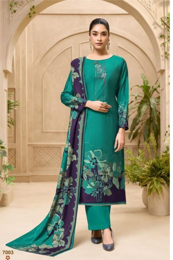 Salvi Fashion Safar Vol 7 Silk Ladies Suit 7003