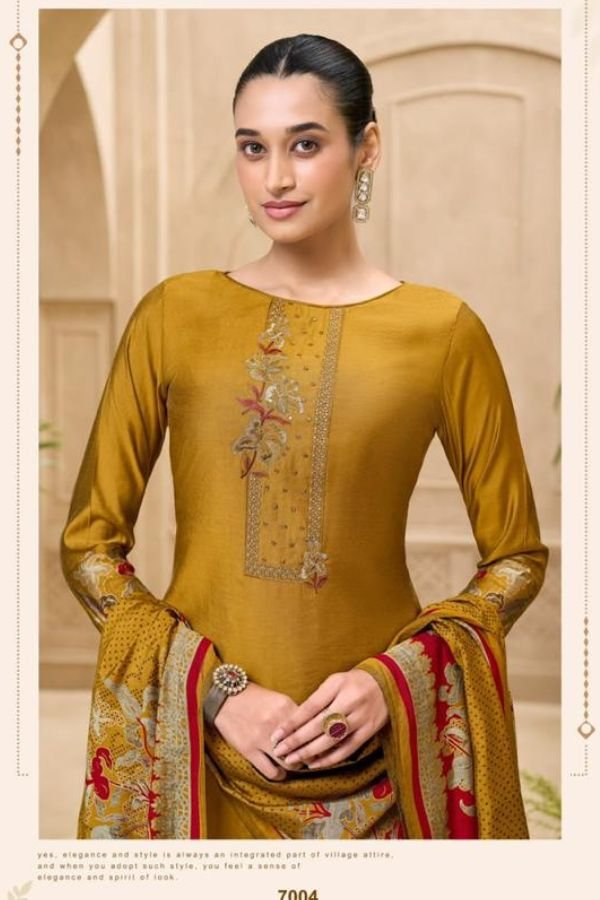 Salvi Fashion Safar Vol 7 Silk Ladies Suit 7004