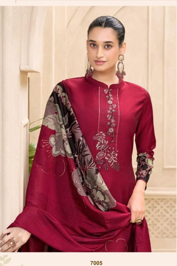 Salvi Fashion Safar Vol 7 Silk Ladies Suit 7005