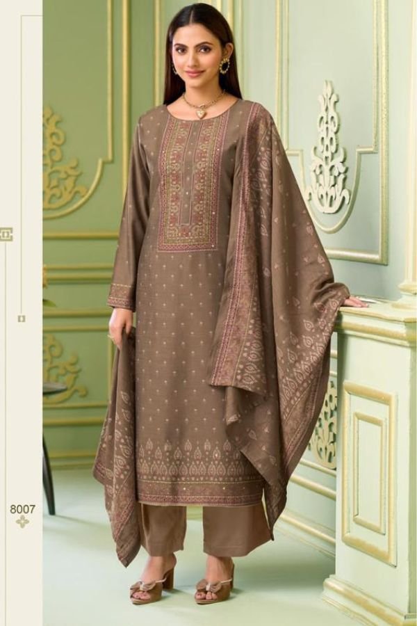 Salvi Fashion Safar Vol 8 Silk Ladies Suit 8007