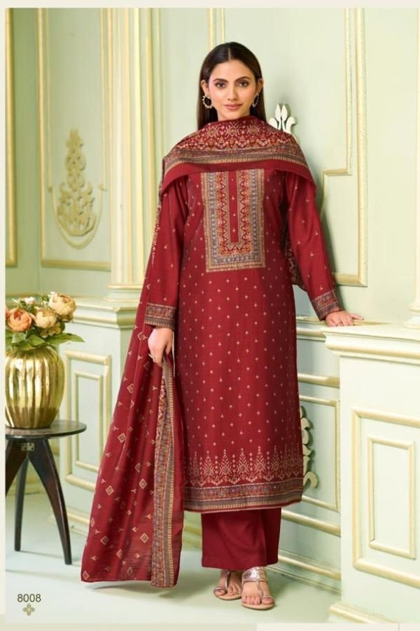 Salvi Fashion Safar Vol 8 Silk Ladies Suit 8008