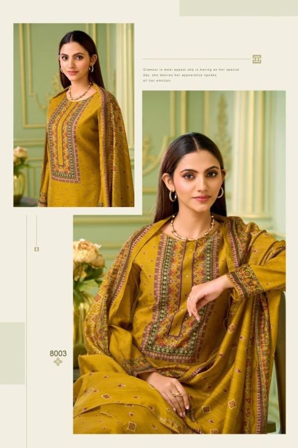 Salvi Fashion Safar Vol 8 Silk Ladies Suit 8003