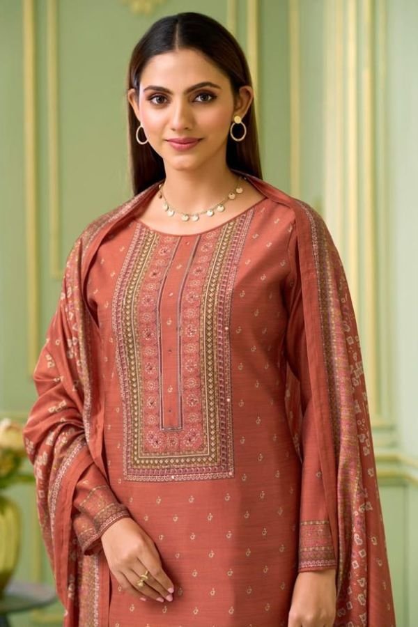 Salvi Fashion Safar Vol 8 Silk Ladies Suit 8005