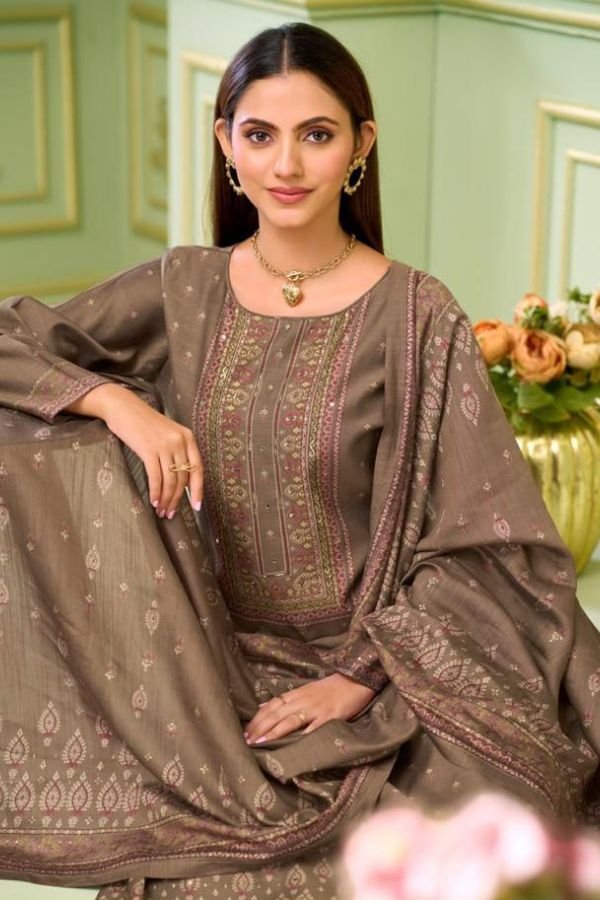 Salvi Fashion Safar Vol 8 Silk Ladies Suit 8007