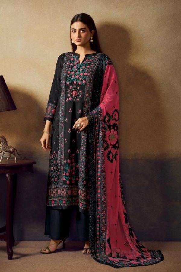 Shiddat Bluebell 2 Muslin Salwar Suit 2002 A