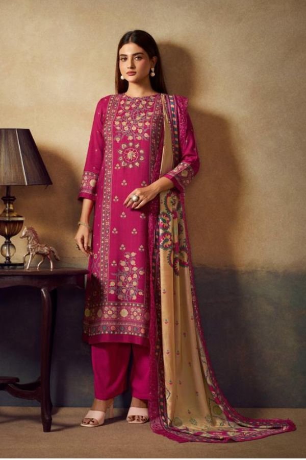 Shiddat Bluebell 2 Muslin Salwar Suit 2002 B