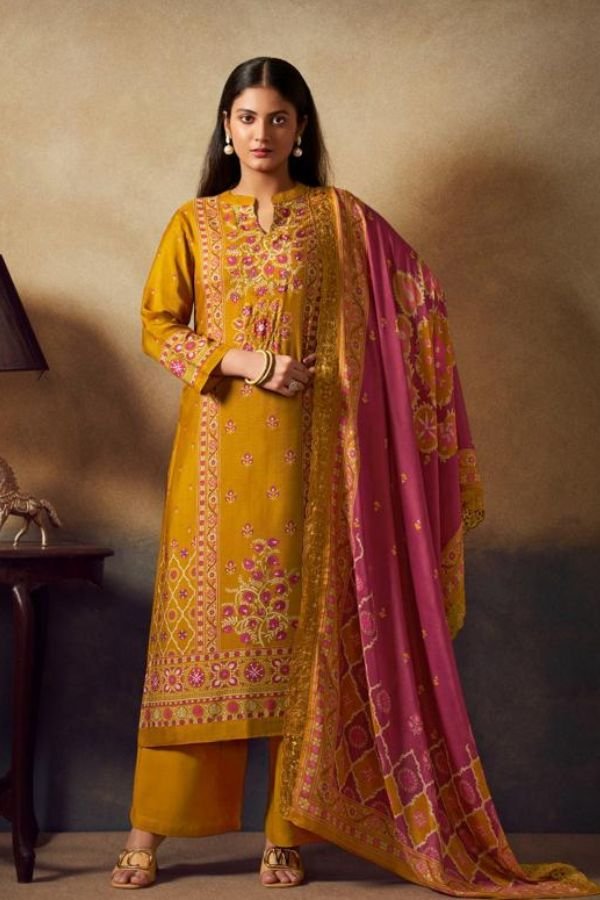 Shiddat Bluebell 2 Muslin Salwar Suit 2002 D