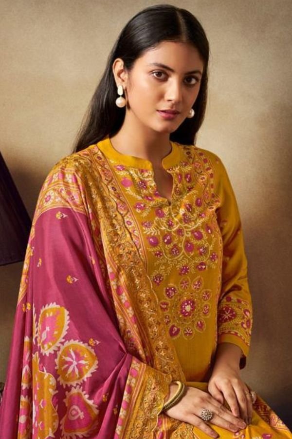 Shiddat Bluebell 2 Muslin Salwar Suit 2002 D