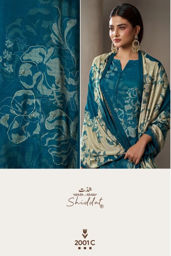 Shiddat Maris-2 Muslin Salwar Suit 2001 C