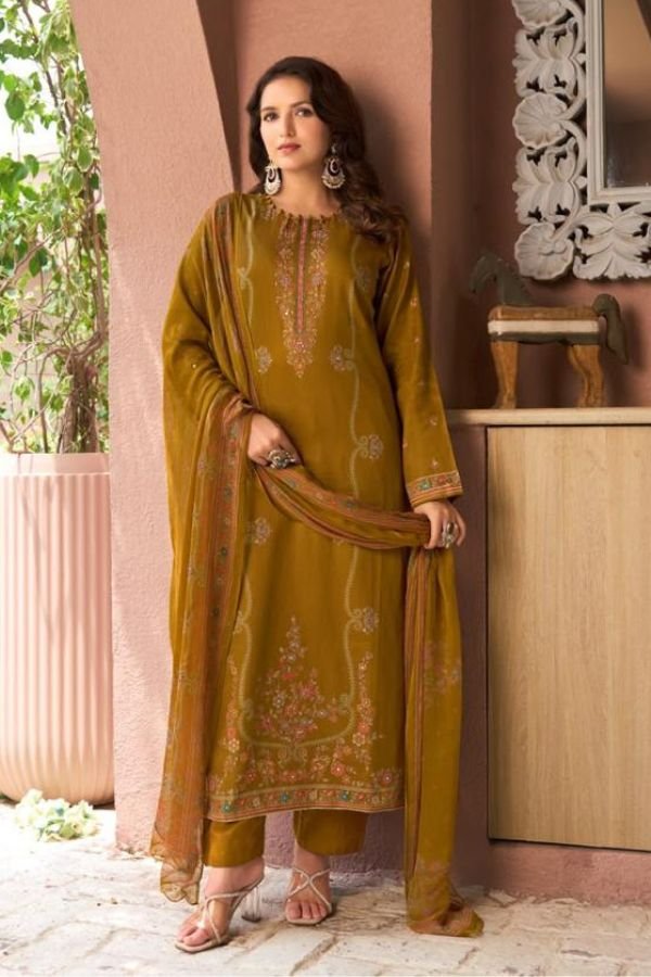 Sunrise Creation Svara Jam Satin Ladies Suit 3008