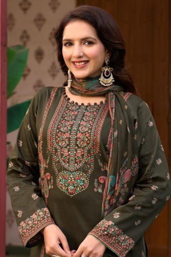 Sunrise Creation Svara Jam Satin Ladies Suit 3002