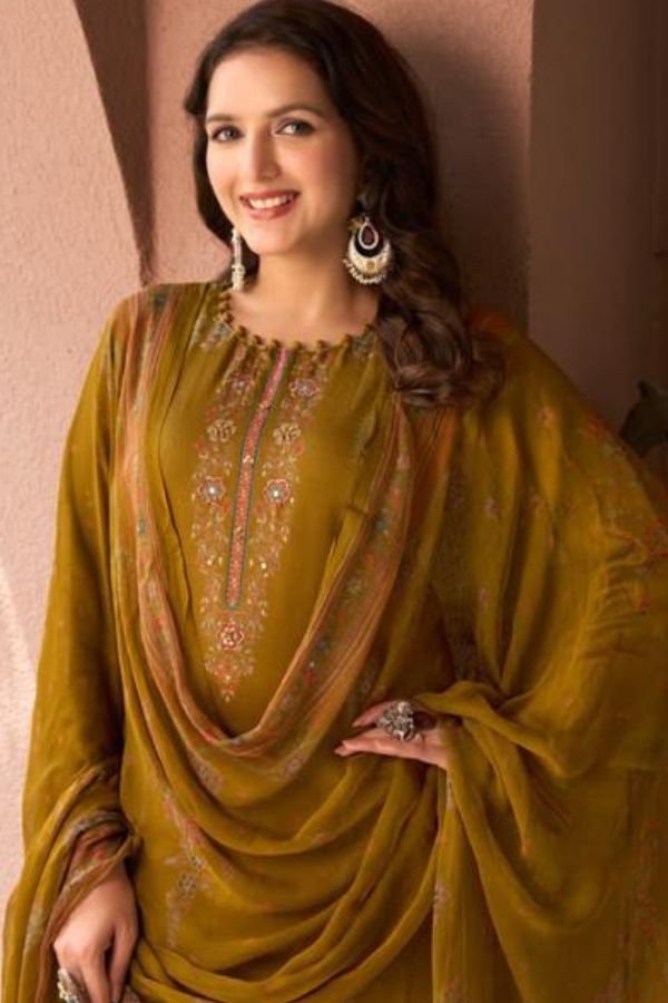 Sunrise Creation Svara Jam Satin Ladies Suit 3008