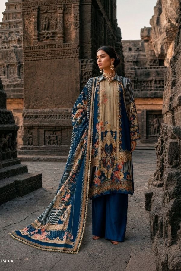Varsha Fashion Jashn E Mohabbat Viscose Muslin Suit JM-04