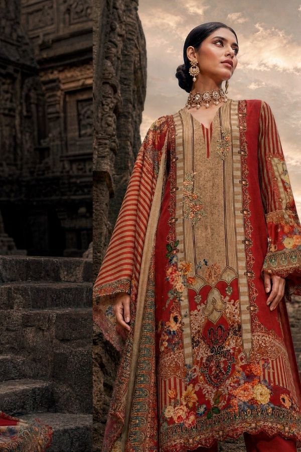 Varsha Fashion Jashn E Mohabbat Viscose Muslin Suit JM-02