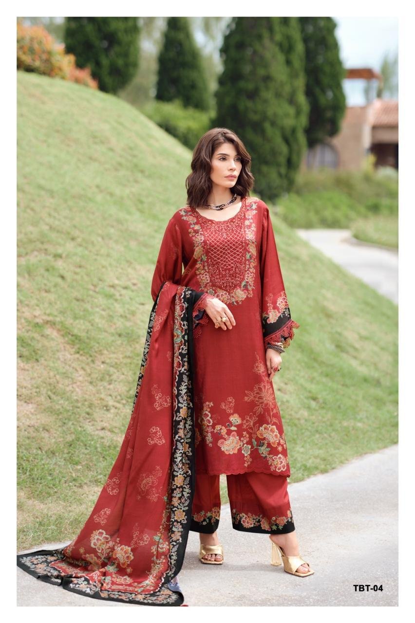 Varsha Fashion The Bloom Theory Viscose Muslin Digital Print Suit TBT-04