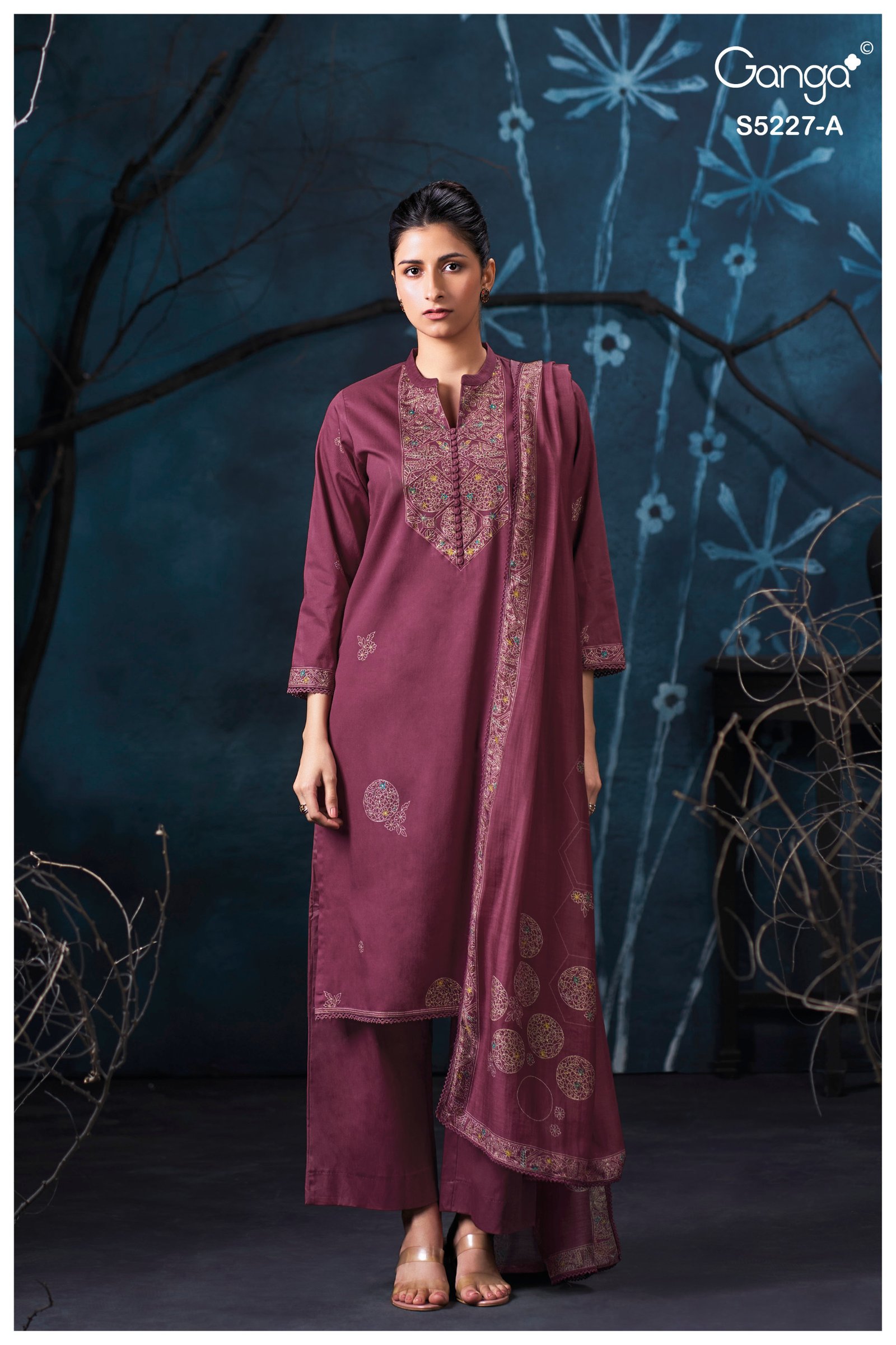 Ganga Fashion Mehak Premium Corduroy Kurta S5227-A