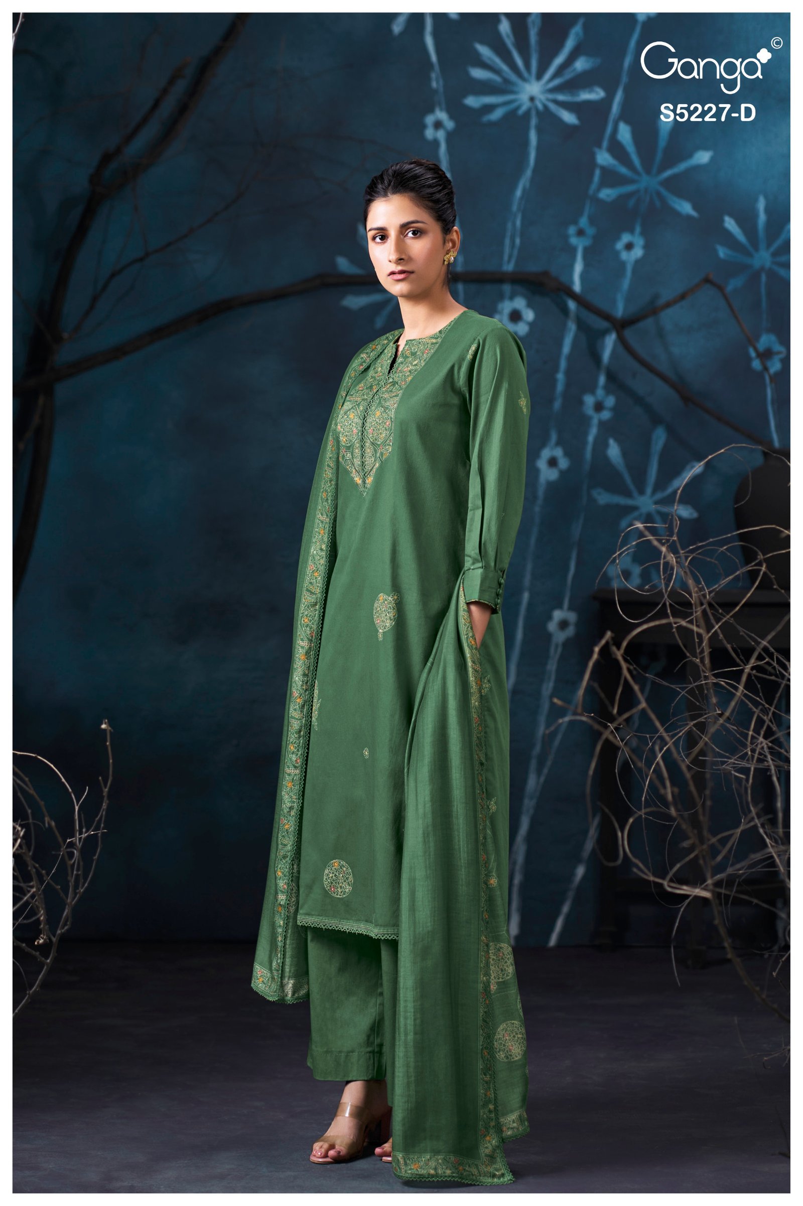 Ganga Fashion Mehak Premium Corduroy Kurta S5227-D