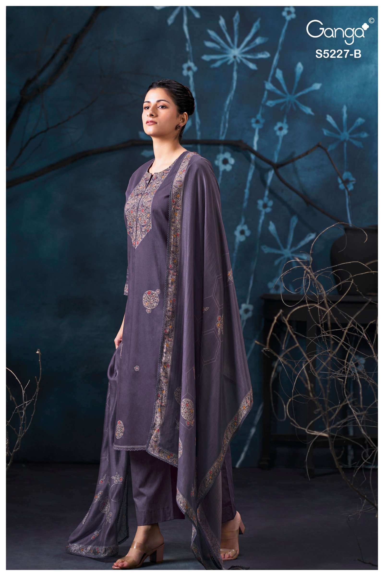 Ganga Fashion Mehak Premium Corduroy Kurta S5227-B