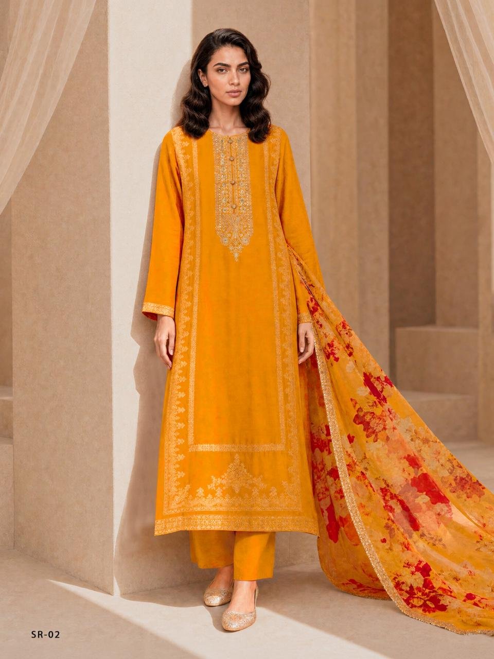 Varsha Fashion SURMAY Viscose Russian Silk Suit SR-02