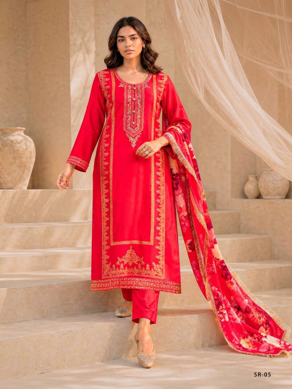 Varsha Fashion SURMAY Viscose Russian Silk Suit SR-05