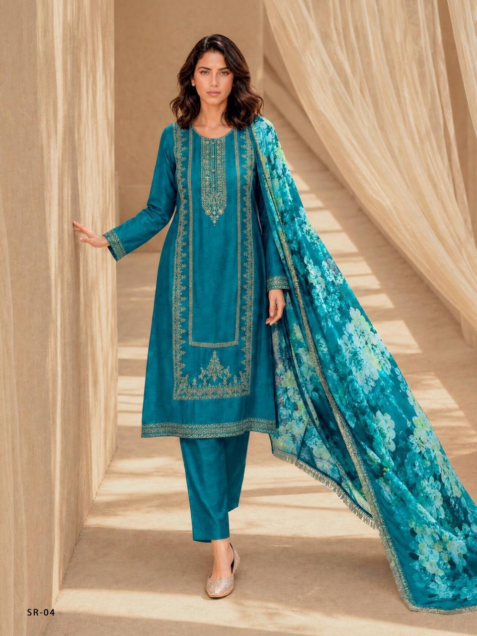 Varsha Fashion SURMAY Viscose Russian Silk Suit SR-04