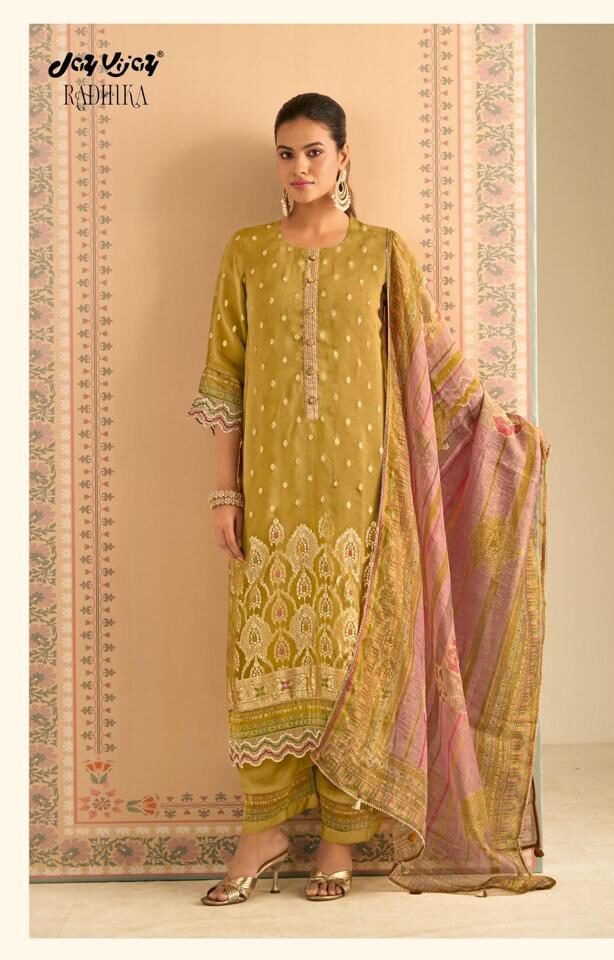 Jay Vijay Prints Radhika 3267 Premium Organza Suit 3267-A