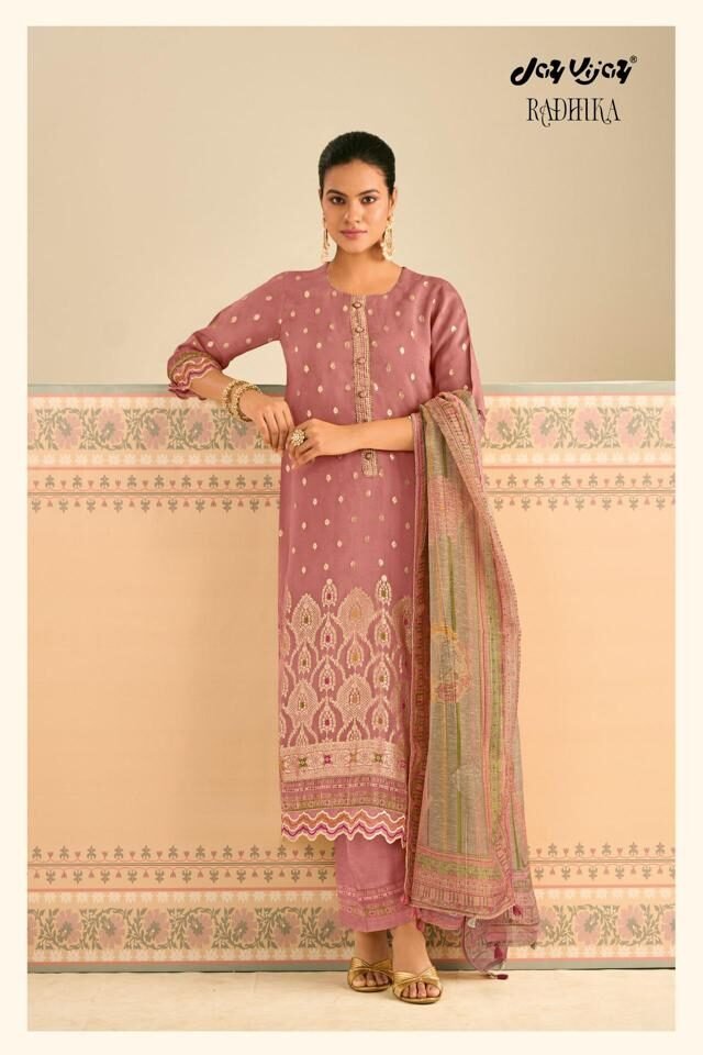 Jay Vijay Prints Radhika 3267 Premium Organza Suit 3267-D