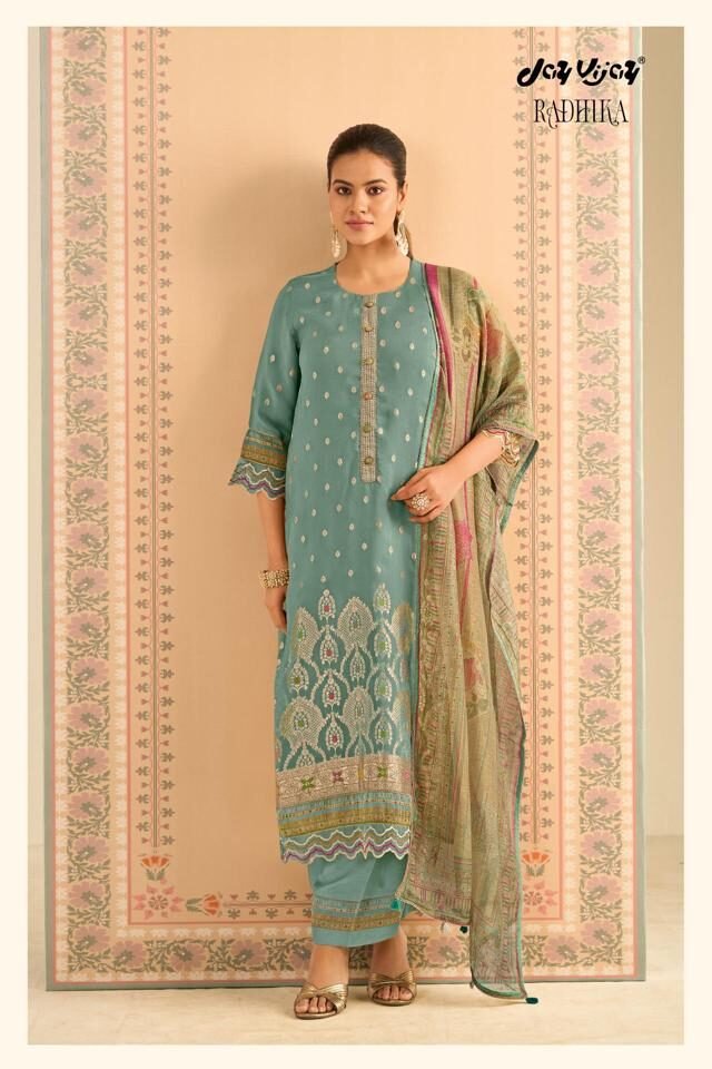 Jay Vijay Prints Radhika 3267 Premium Organza Suit 3267-C