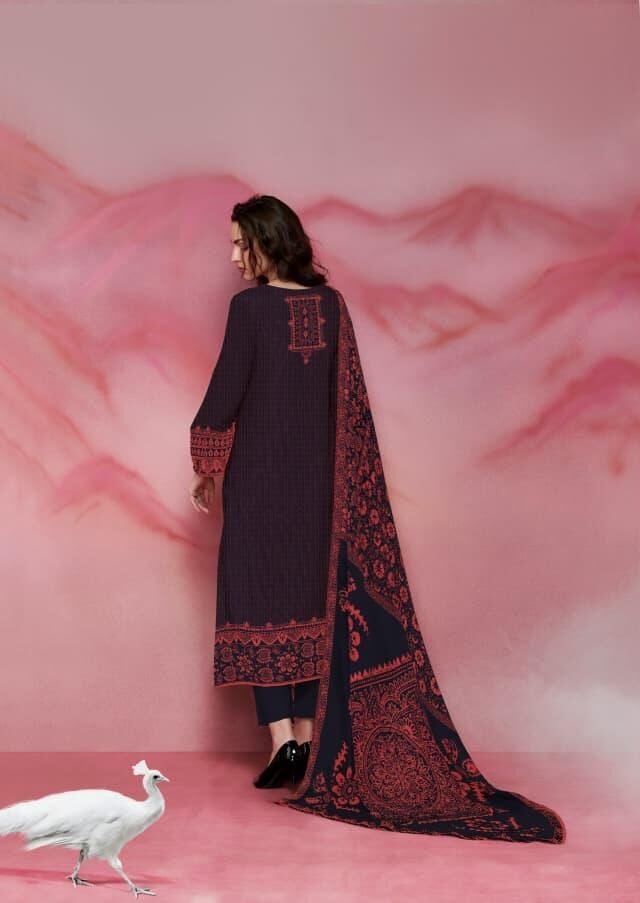 Kimora Fashion Heer Chand Tare 2 Pure Muslin Digital Print Suit H-0136