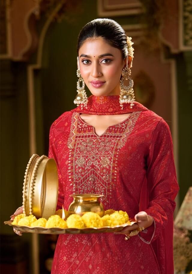 Salvi Fashion Sarah Festive Plus Modal Kurta Set 1006