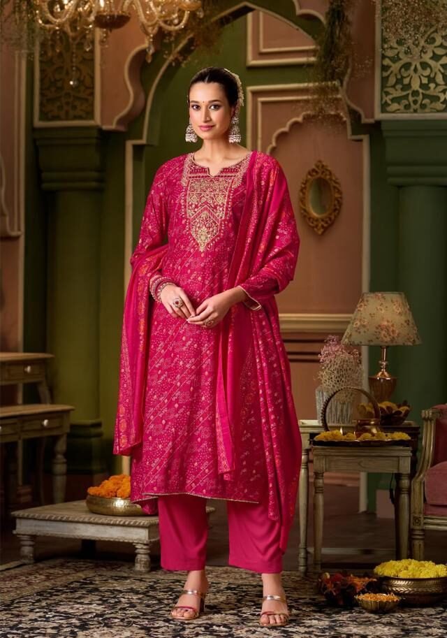 Salvi Fashion Sarah Festive Plus Modal Kurta Set 1005