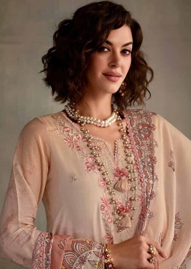 Kimora Fashion Heer Starlight Pure Muslin Suit H-0213