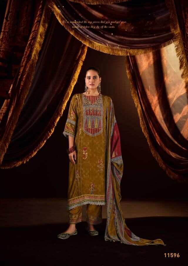 Jay Vijay Prints Jhoomro Premium Bemberg Muslin Silk Kurta Set 11596