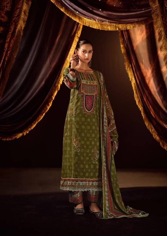 Jay Vijay Prints Jhoomro Premium Bemberg Muslin Silk Kurta Set 11593