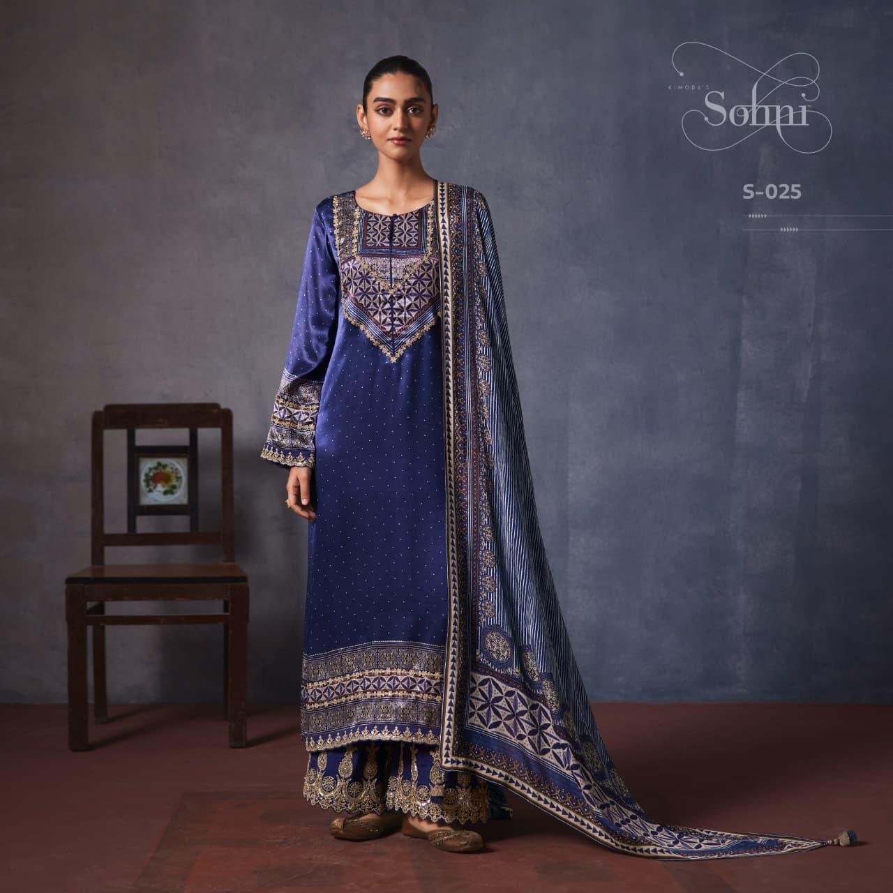 Kimora Fashion Sohni Lajjo Pure Gaji Silk Suit S-025