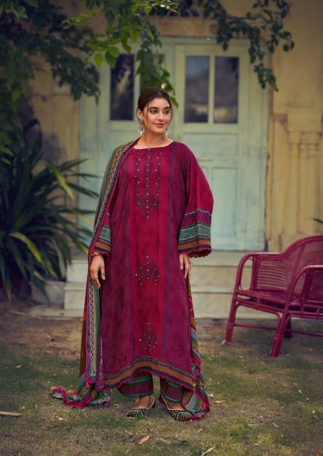 Jay Vijay Prints Pashm Noor Winter Collection Premium Pashmina Suit 11335